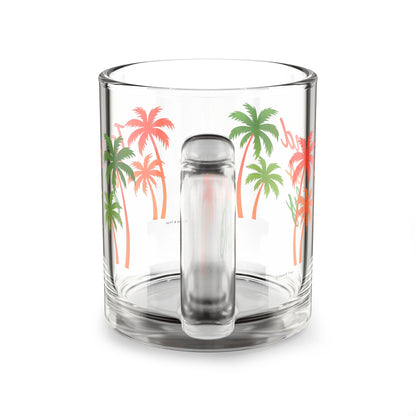 "Island Vibes Only" Glass Mug - 11 oz.