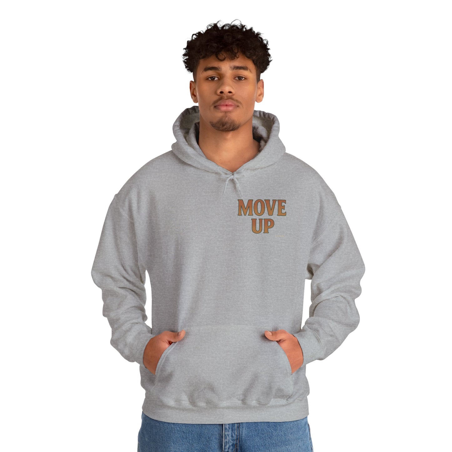 Move Up - Unisex Hoodie (Letterwork front, Artwork Back)