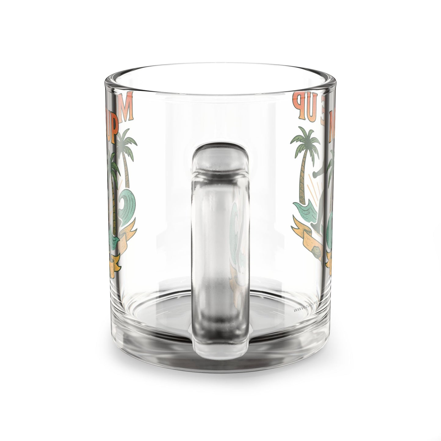 "Move Up" Glass Mug