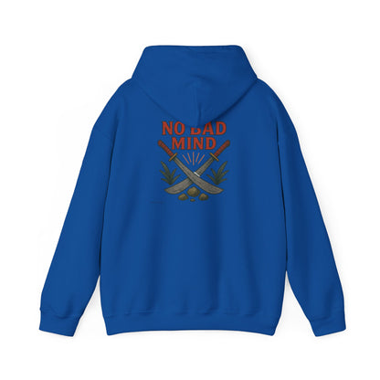 No Bad Mind - Unisex Hoodie (Letterwork front, Artwork Back)