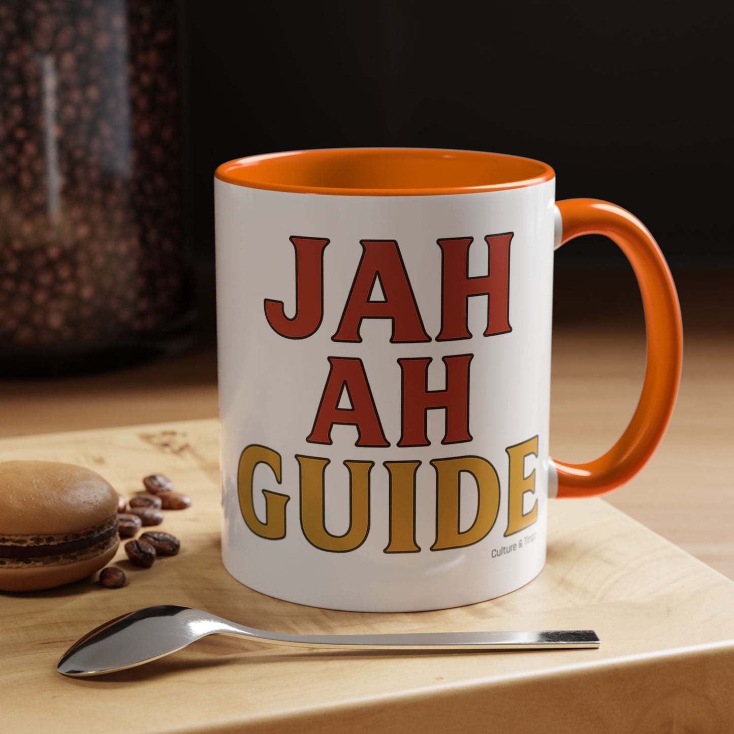 Jah Ah Guide Ceramic Mugs  – Letterwork Edition