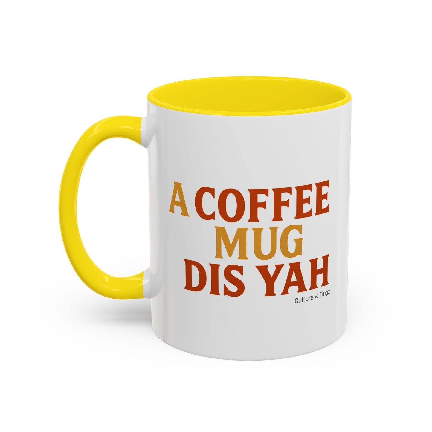 "A Coffee Mug Dis Yah" – Letterwork Edition