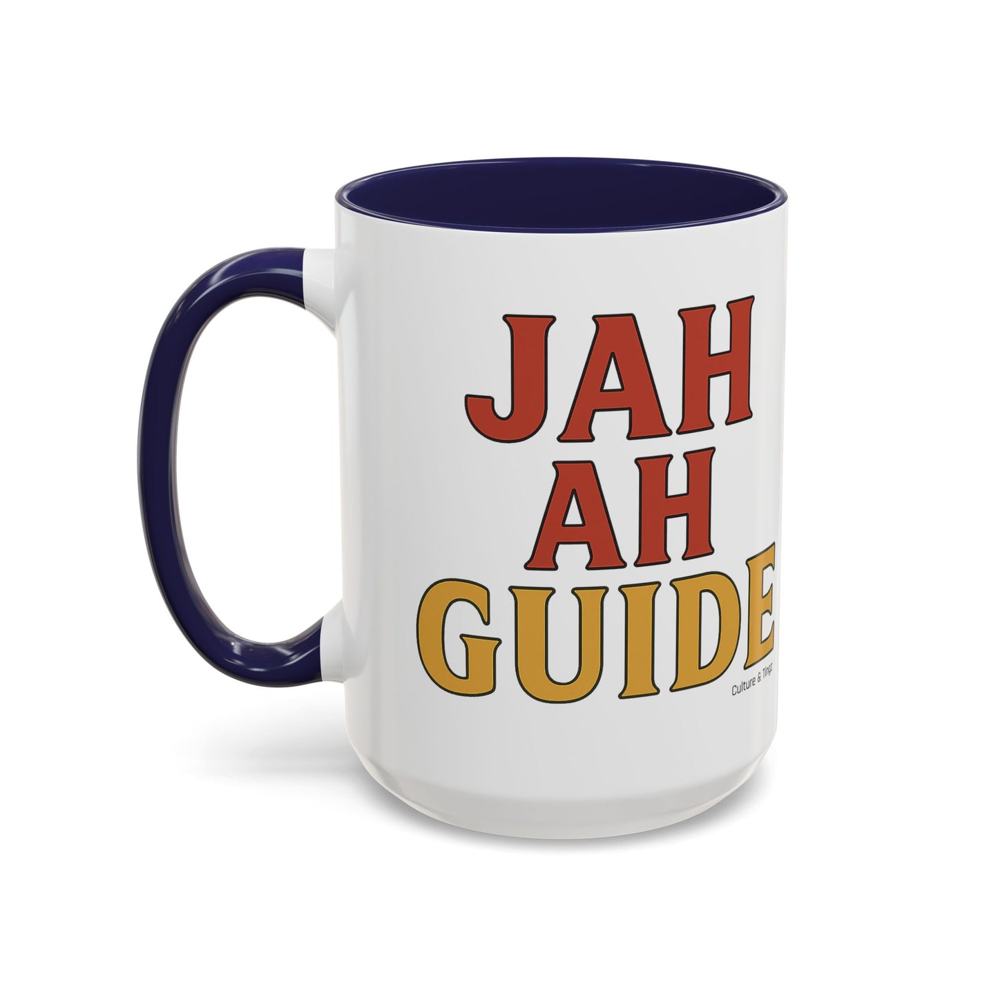 Jah Ah Guide Ceramic Mugs  – Letterwork Edition