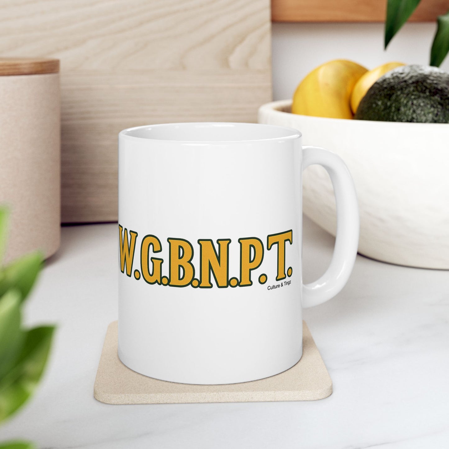 W.G.B.N.P.T Ceramic Mug - Letterwork Collection