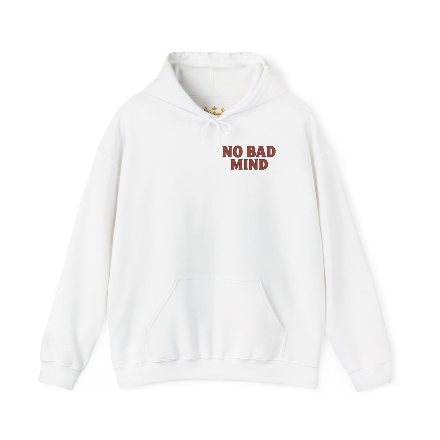 No Bad Mind - Unisex Hoodie (Letterwork front, Artwork Back)