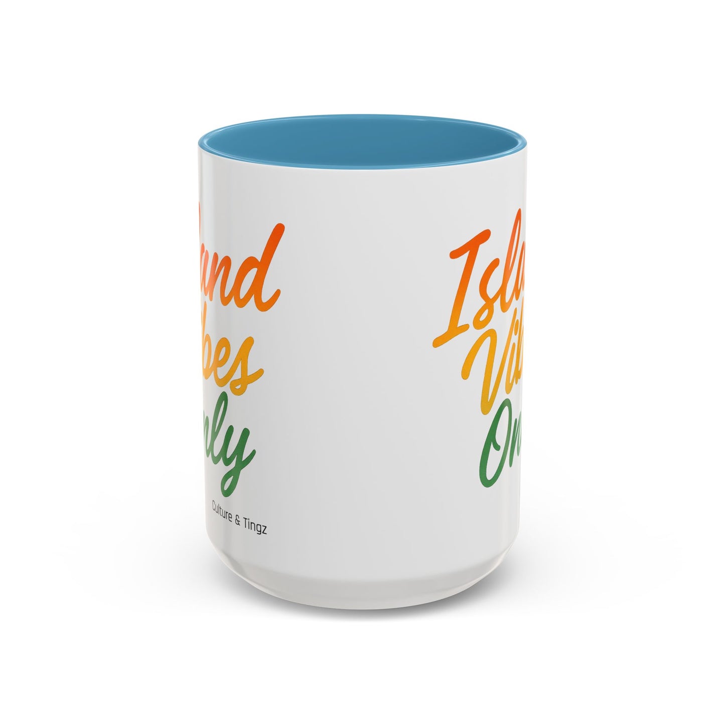 Island Vibes Only Ceramic Mugs  – Letterwork Edition