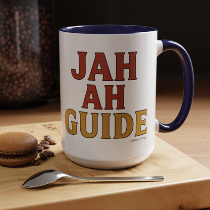 Jah Ah Guide Ceramic Mugs  – Letterwork Edition