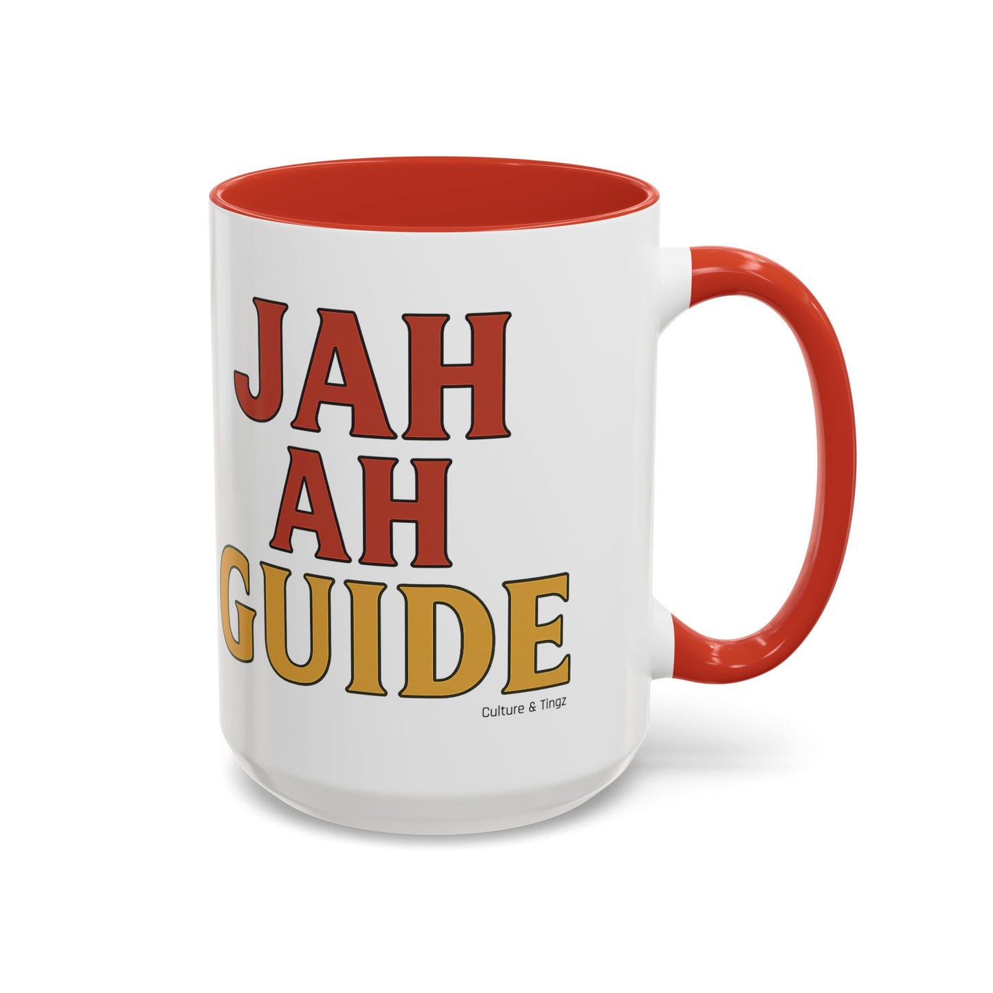 Jah Ah Guide Ceramic Mugs  – Letterwork Edition
