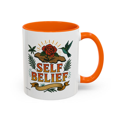 Self Belief - Accent Coffee Mug