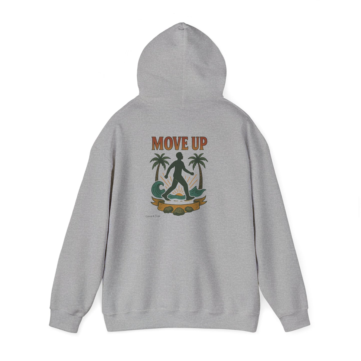 Move Up - Unisex Hoodie (Letterwork front, Artwork Back)