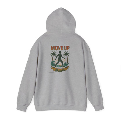 Move Up - Unisex Hoodie (Letterwork front, Artwork Back)