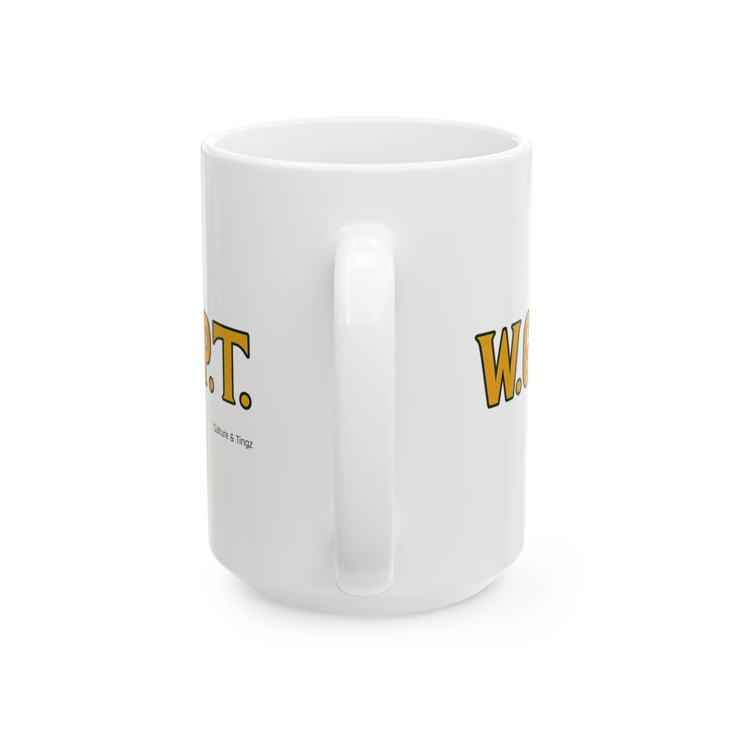 W.G.B.N.P.T Ceramic Mugs- Letterwork Collection