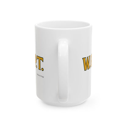 W.G.B.N.P.T Ceramic Mugs- Letterwork Collection