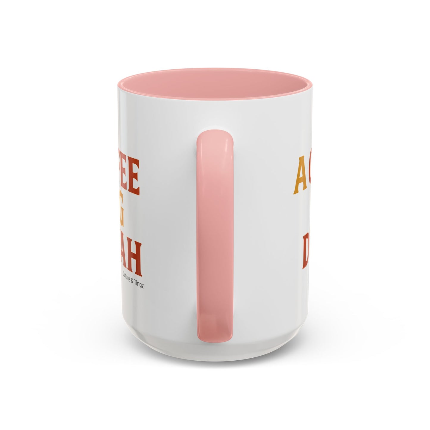 "A Coffee Mug Dis Yah" – Letterwork Edition