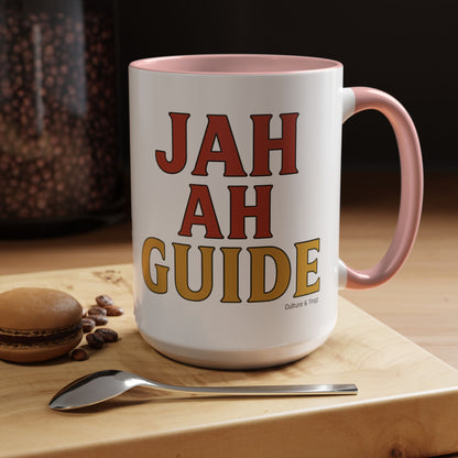 Jah Ah Guide Ceramic Mugs  – Letterwork Edition