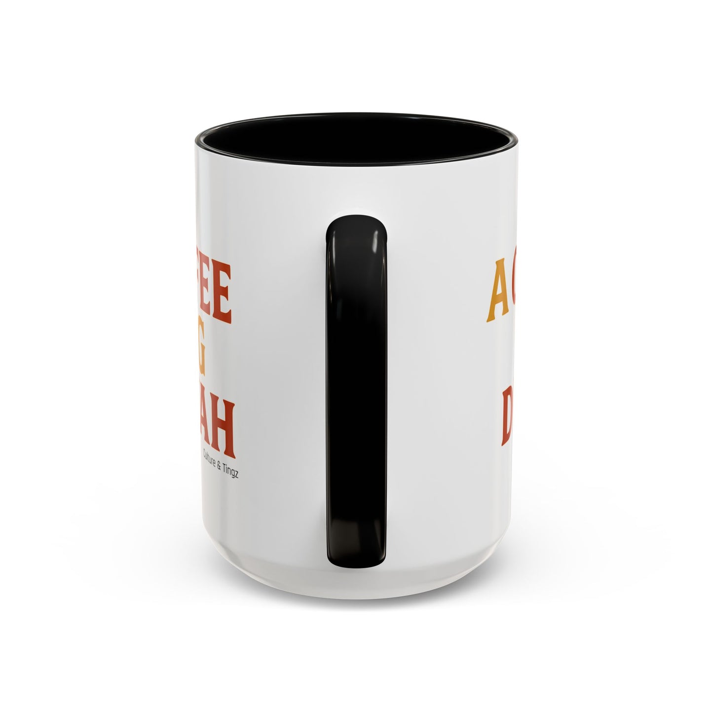 "A Coffee Mug Dis Yah" – Letterwork Edition