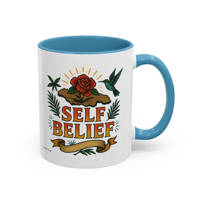 Self Belief - Accent Coffee Mug