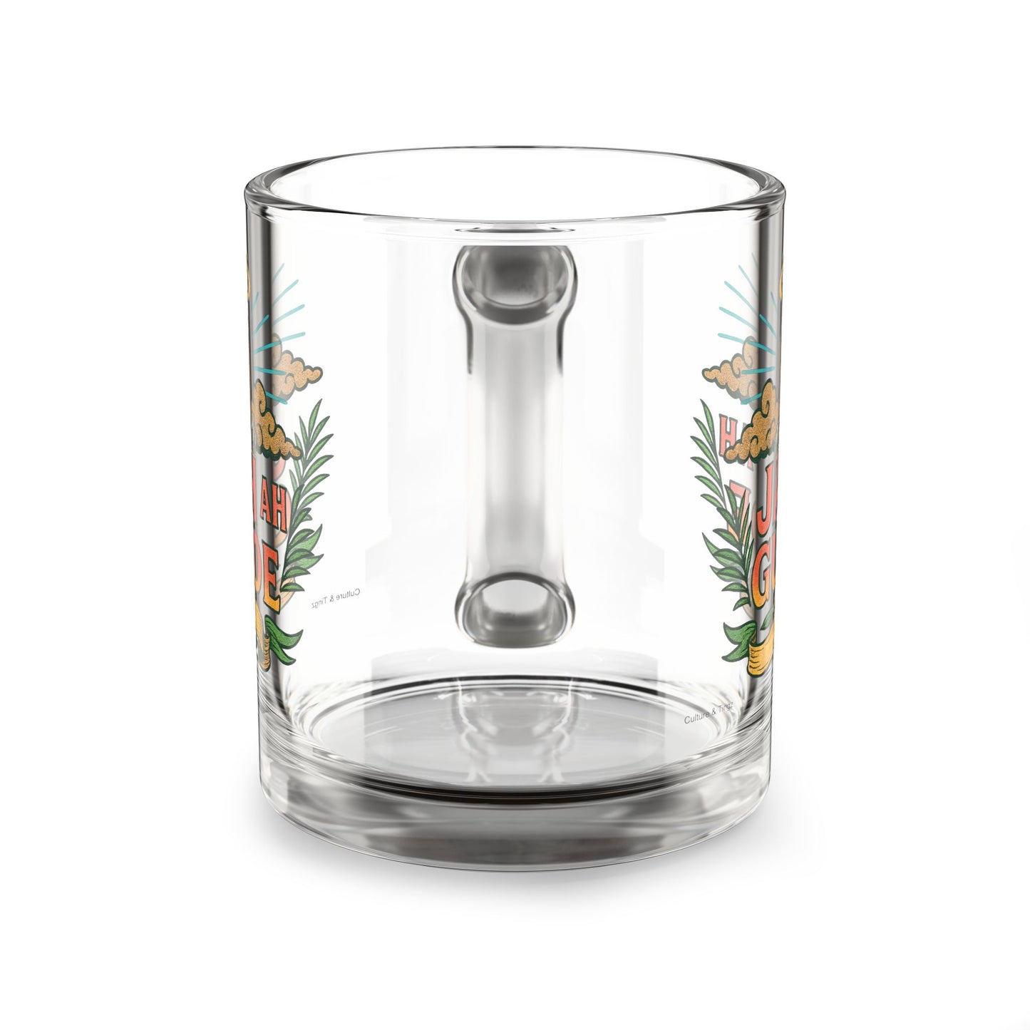 Jah Ah Guide Glass Mug
