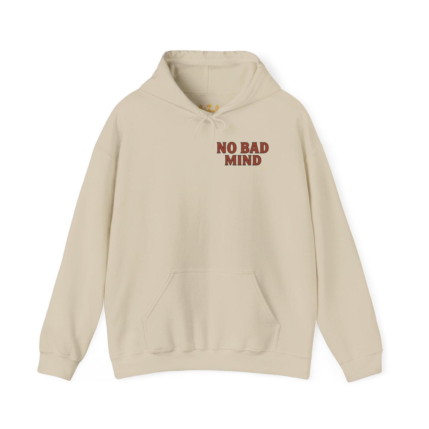 No Bad Mind - Unisex Hoodie (Letterwork front, Artwork Back)
