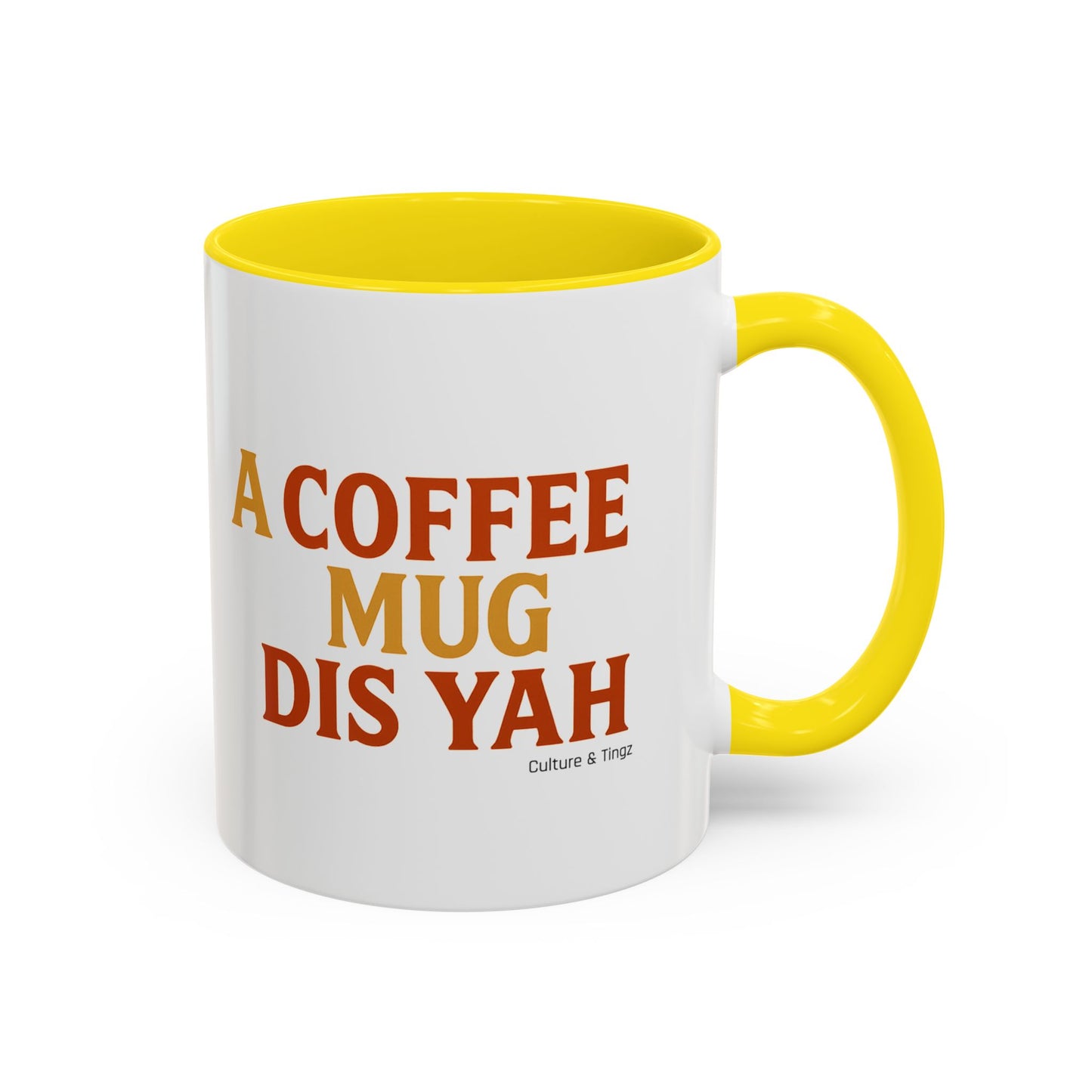 "A Coffee Mug Dis Yah" – Letterwork Edition