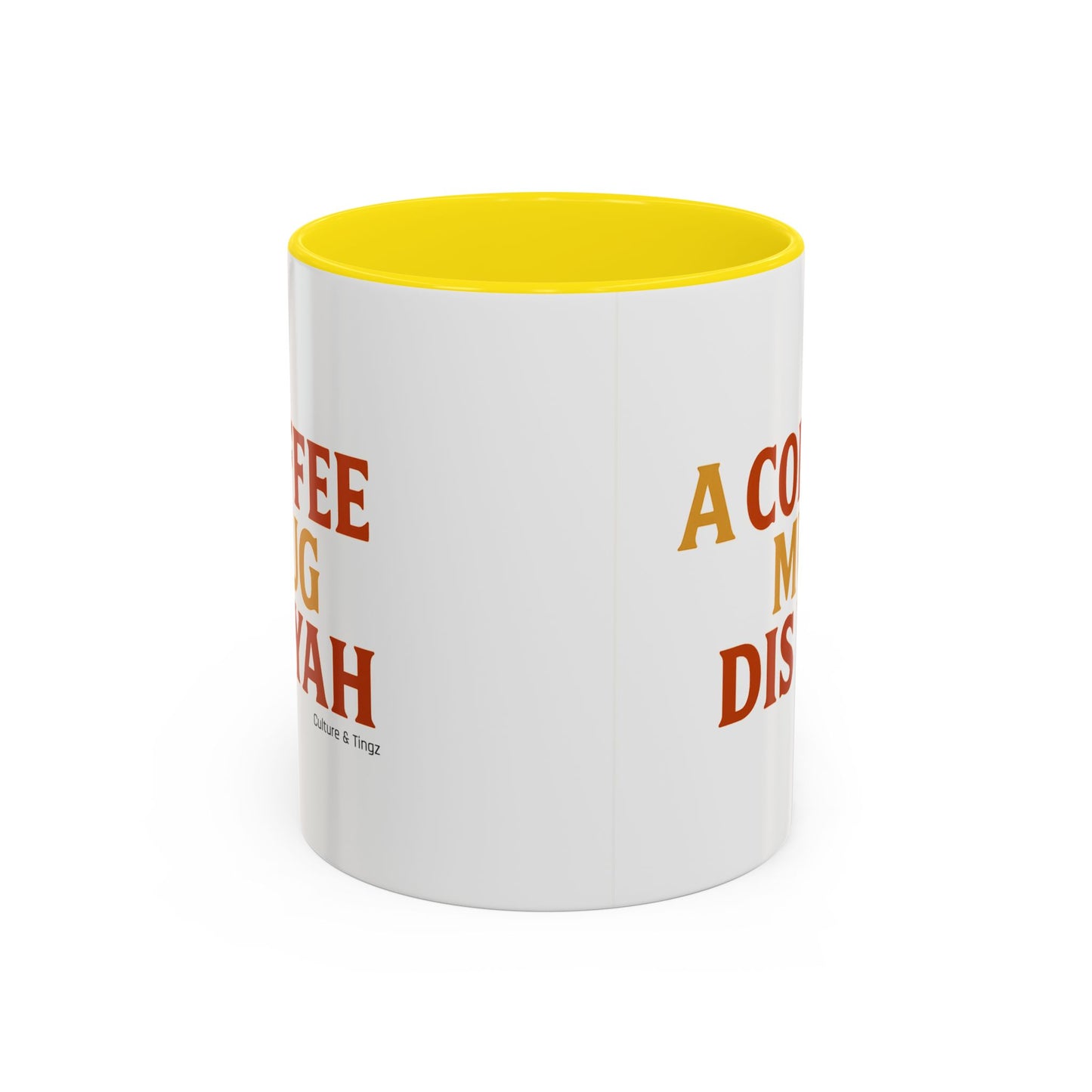 "A Coffee Mug Dis Yah" – Letterwork Edition