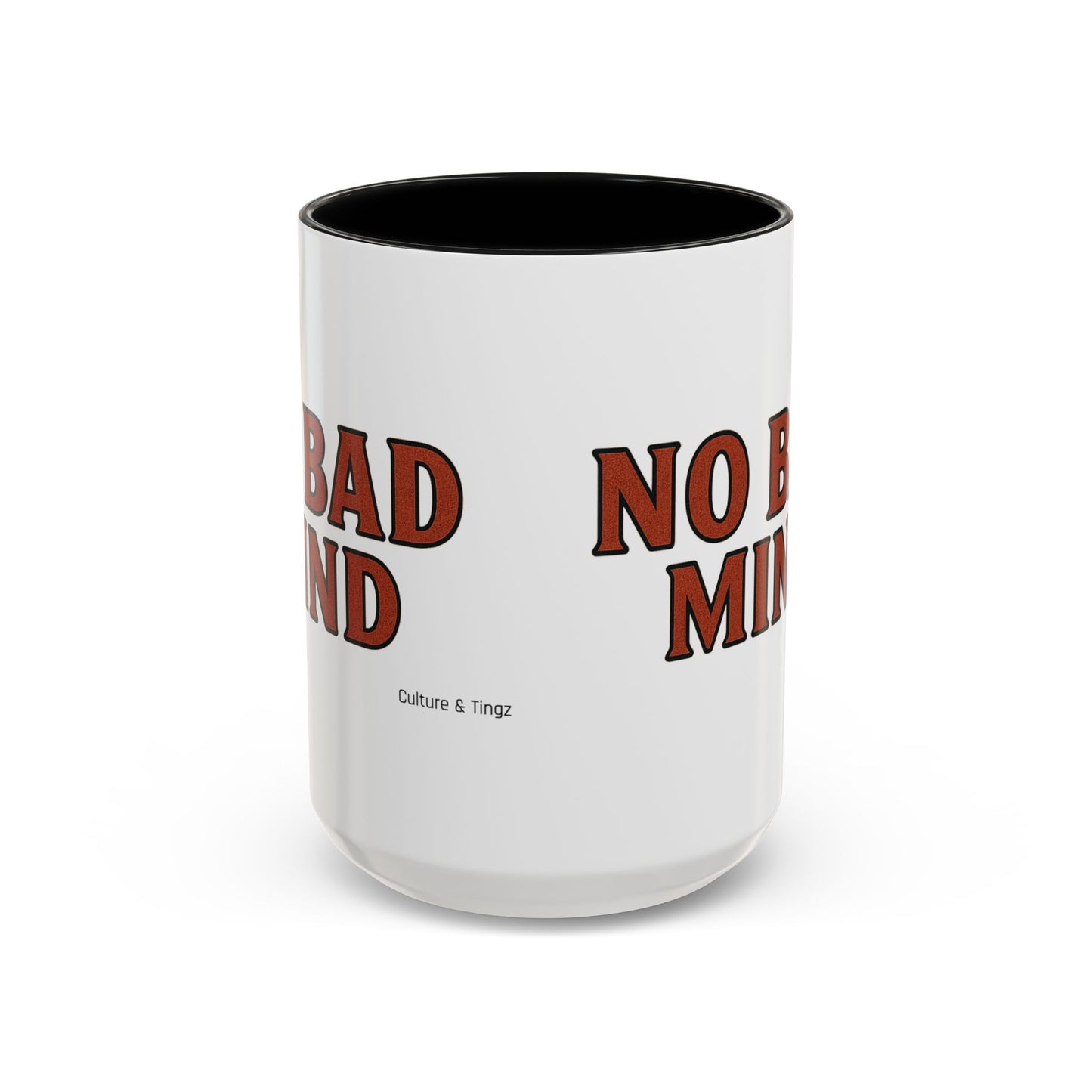 No Bad Mind Ceramic Mugs  – Letterwork Edition