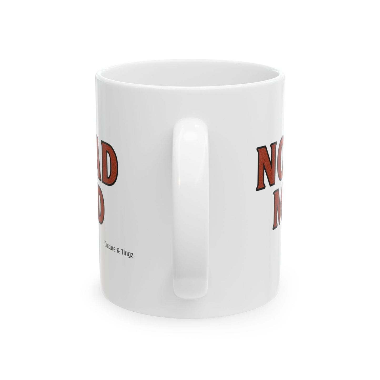 No Bad Mind Ceramic Mugs- Letterwork Collection
