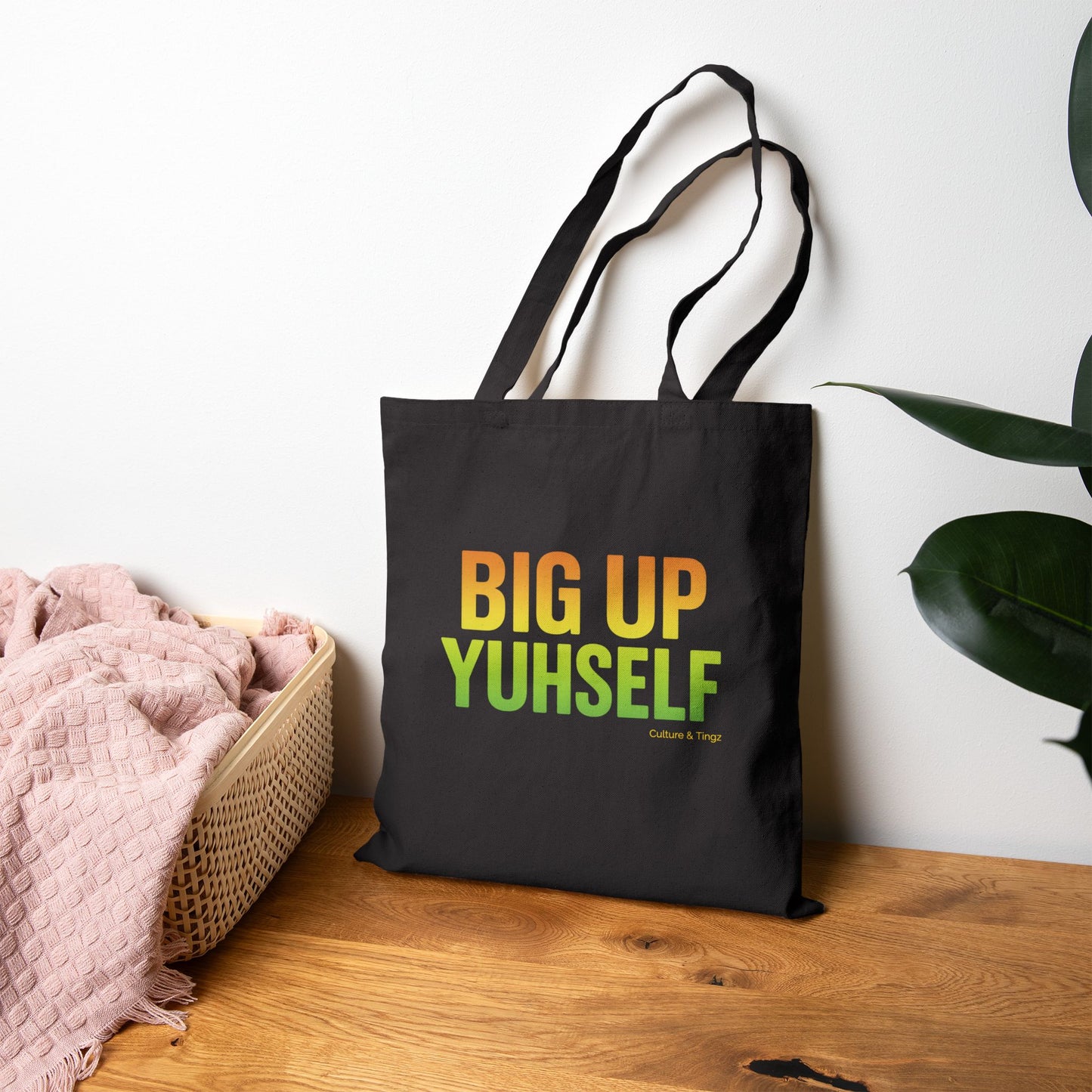 Big Up Yuhself - Canvas Tote Bag