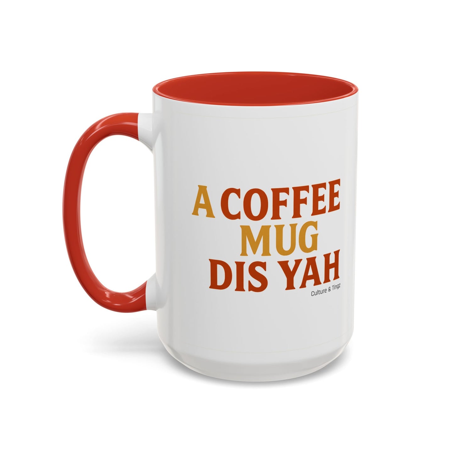 "A Coffee Mug Dis Yah" – Letterwork Edition