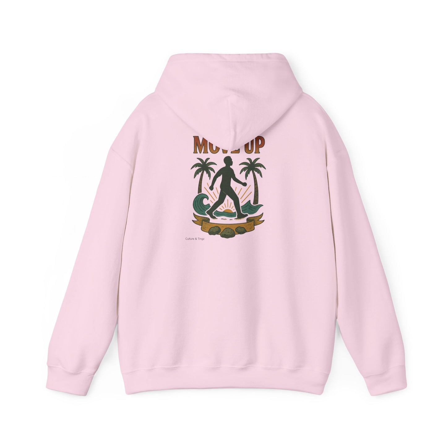 Move Up - Unisex Hoodie (Letterwork front, Artwork Back)