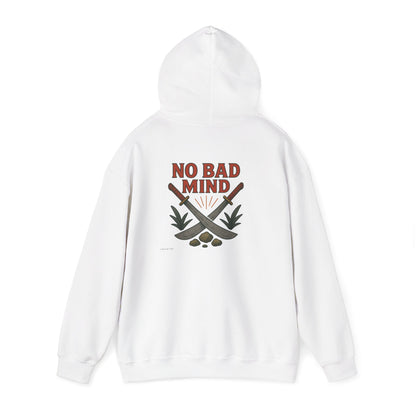 No Bad Mind - Unisex Hoodie (Letterwork front, Artwork Back)