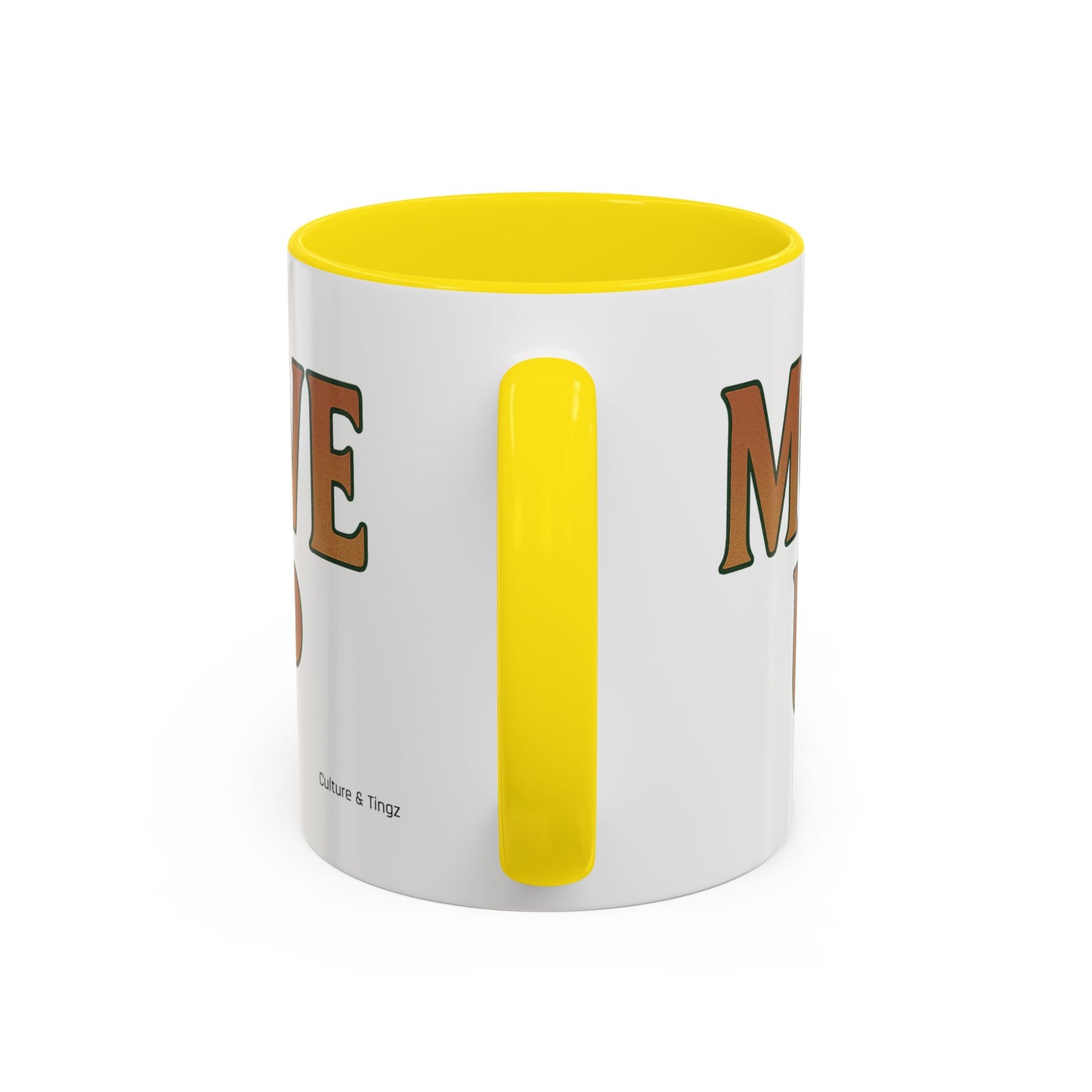 Move Up Ceramic Mugs  – Letterwork Edition