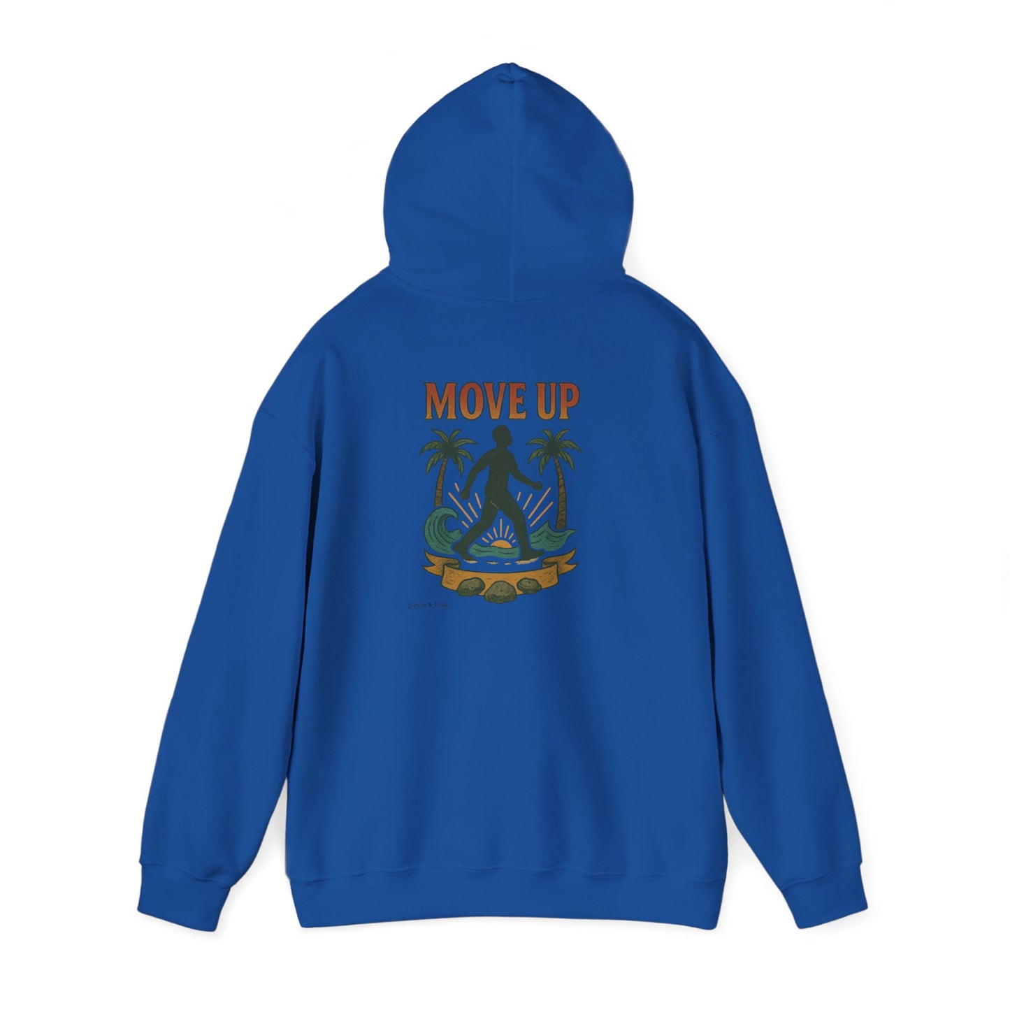 Move Up - Unisex Hoodie (Letterwork front, Artwork Back)