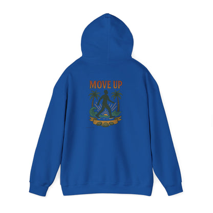 Move Up - Unisex Hoodie (Letterwork front, Artwork Back)
