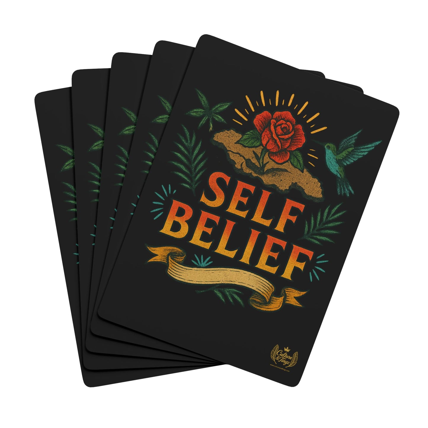 "Self Belief" Poker Cards - Complete Deck