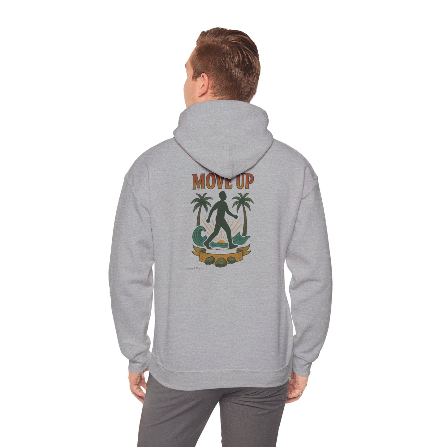Move Up - Unisex Hoodie (Letterwork front, Artwork Back)