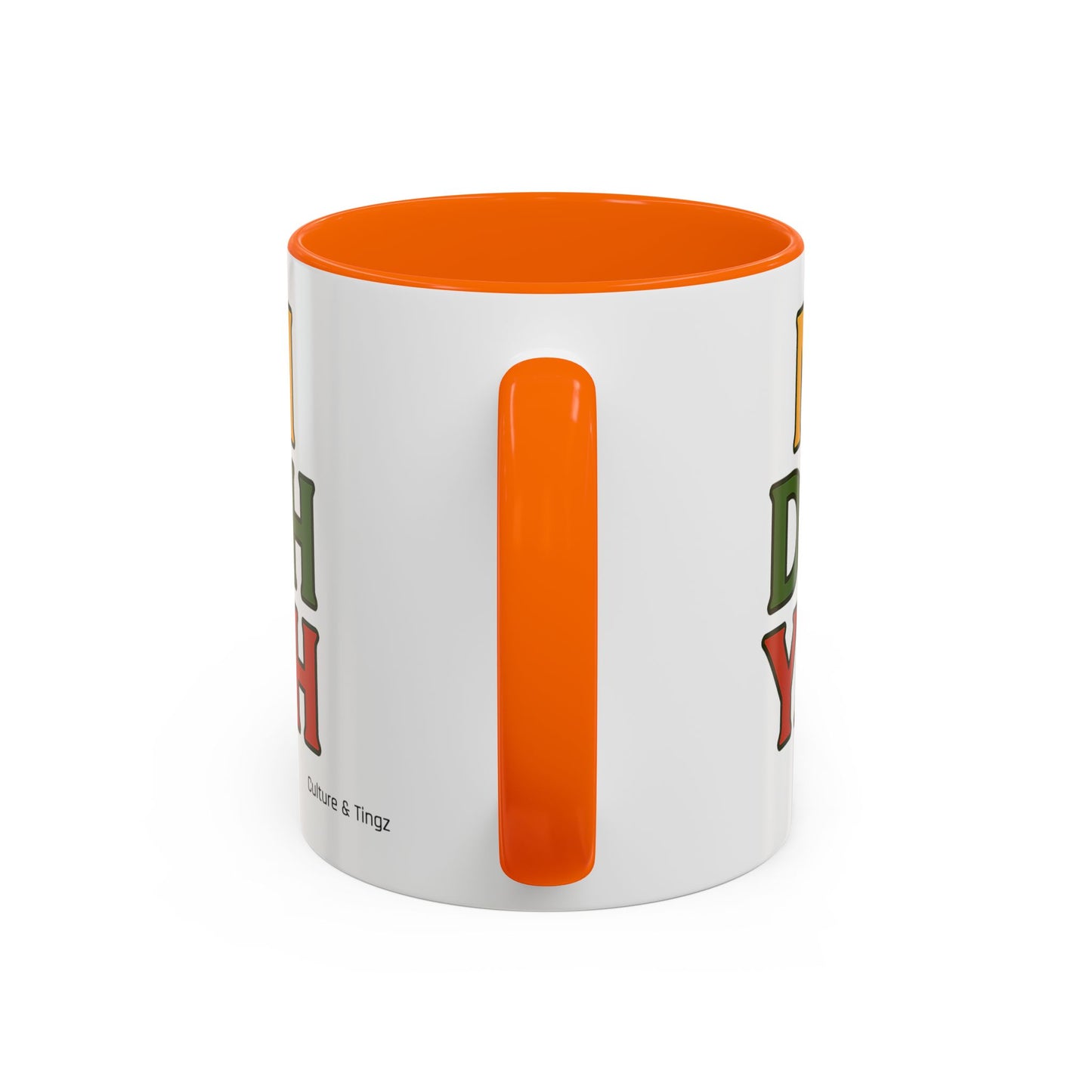 Mi Deh Yah Ceramic Mugs  – Letterwork Edition