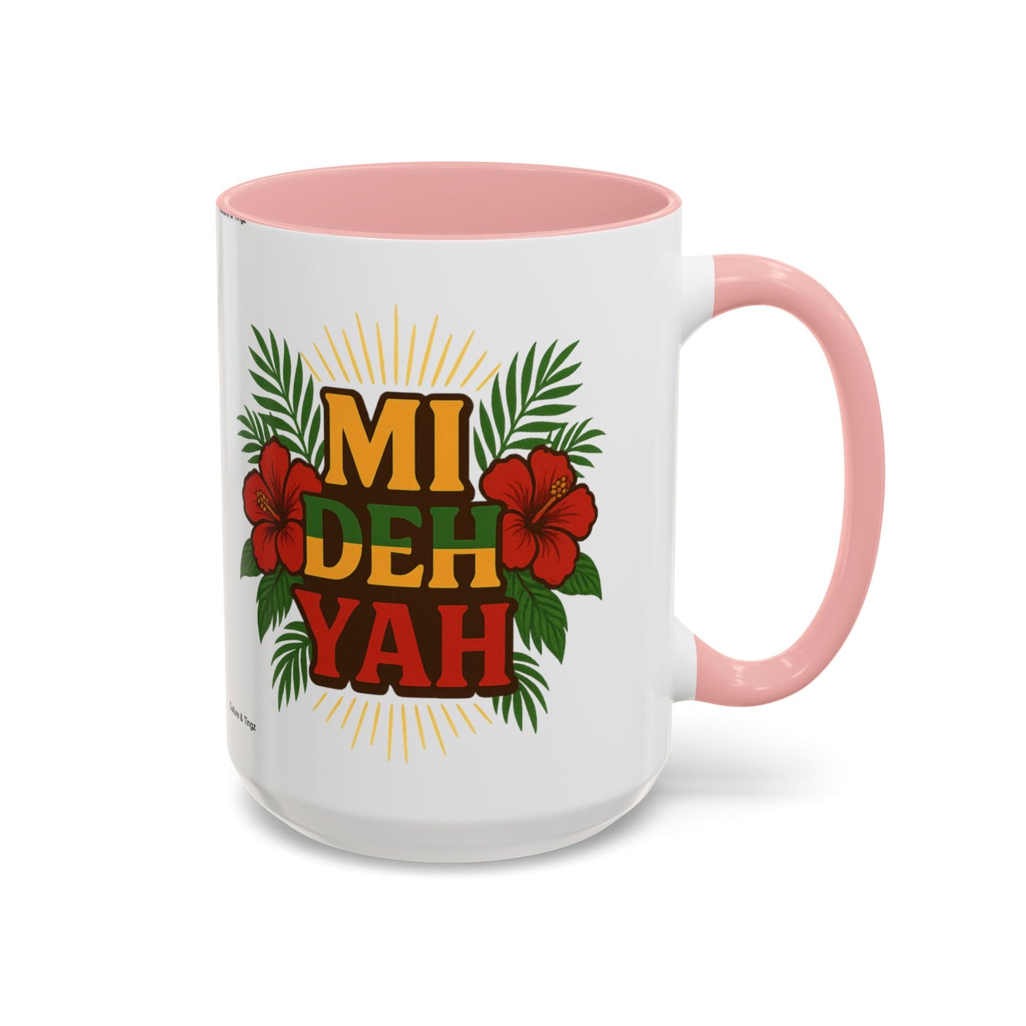 Mi Deh Yah Ceramic Mugs  – Letterwork Edition