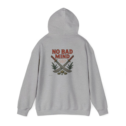 No Bad Mind - Unisex Hoodie (Letterwork front, Artwork Back)