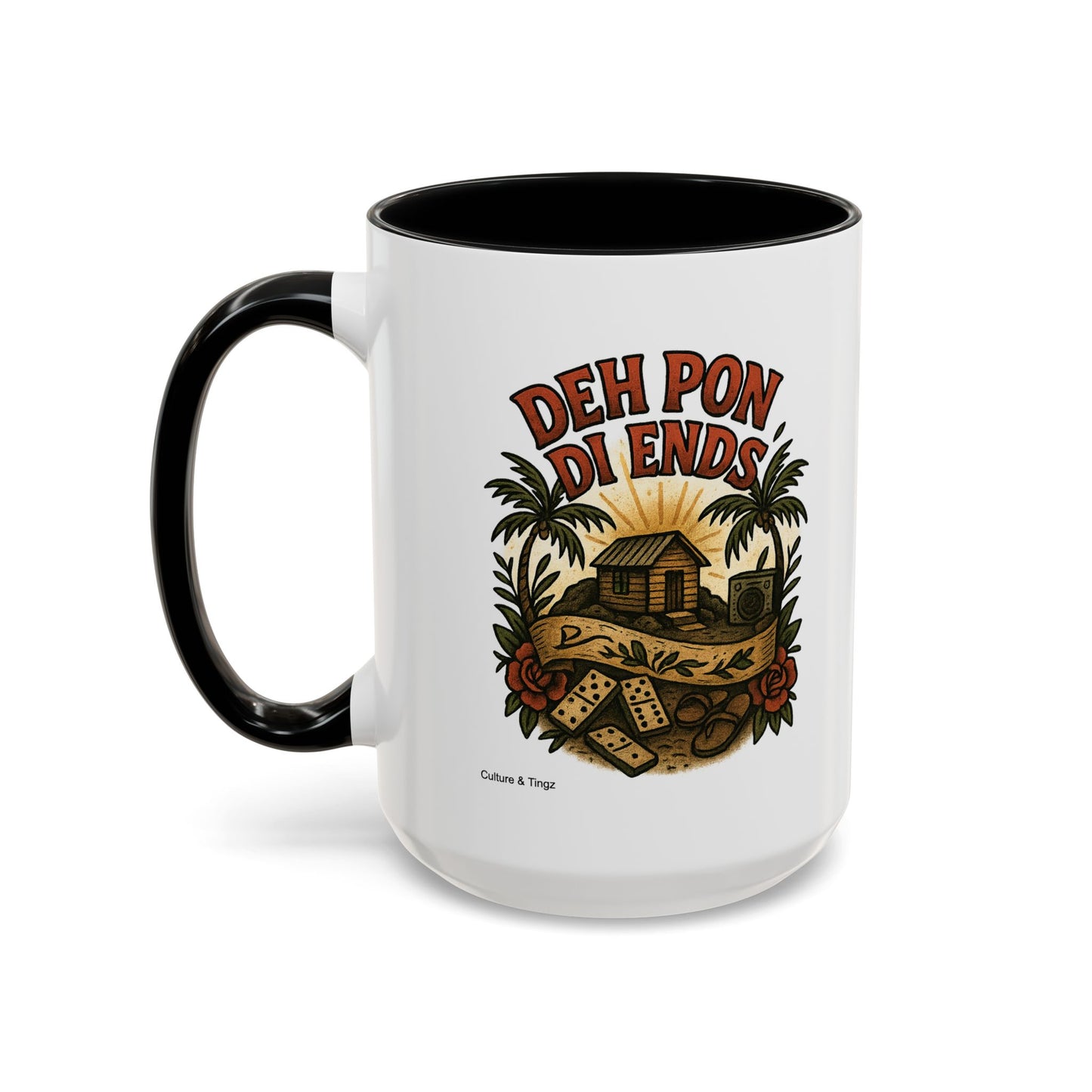 Deh Pon Di Ends - Accent Coffee Mug