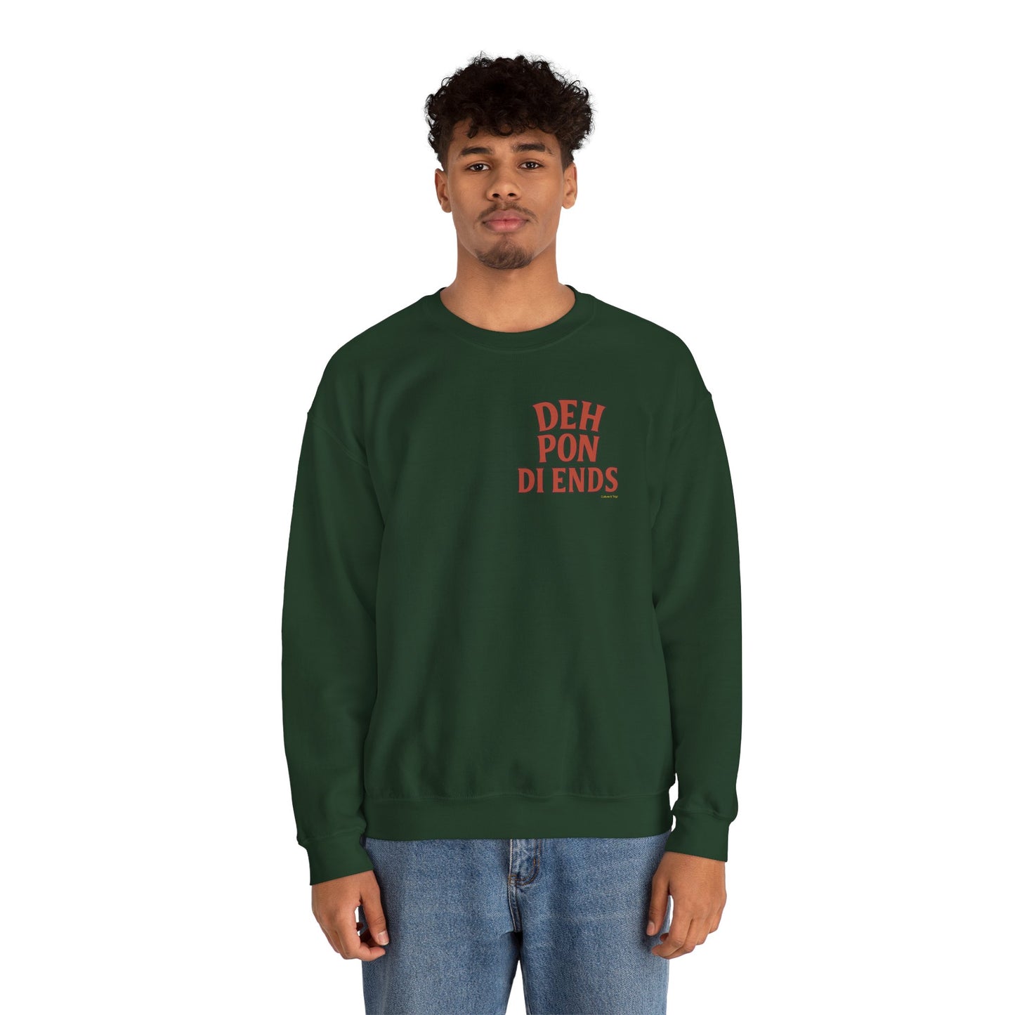 Deh Pon Di Ends - Unisex Crewneck Sweater