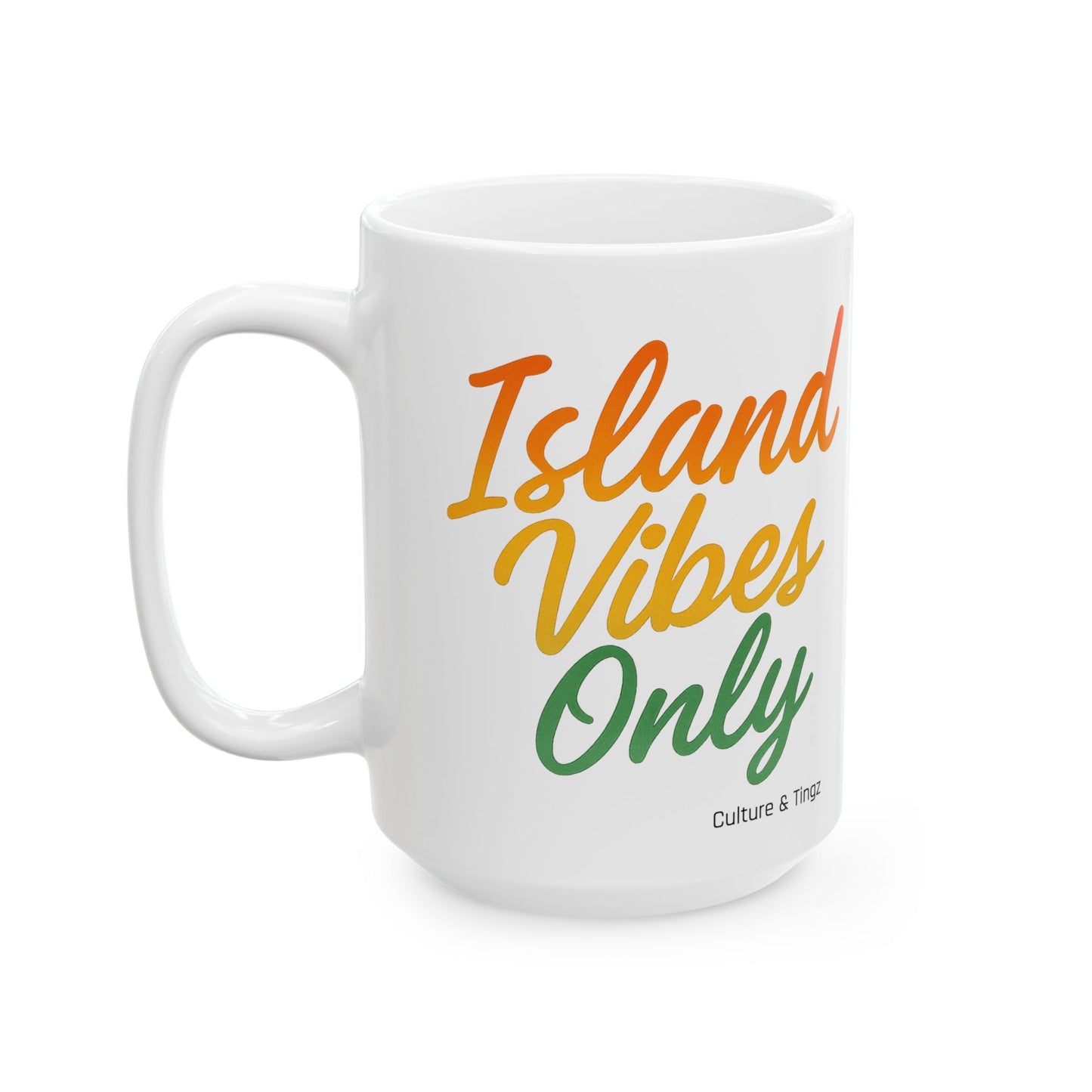 Island Vibes Only Ceramic Mugs- Letterwork Collection