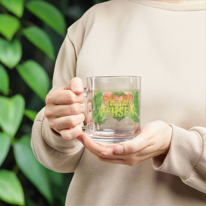 "Big Up Yuhself" Glass Mug