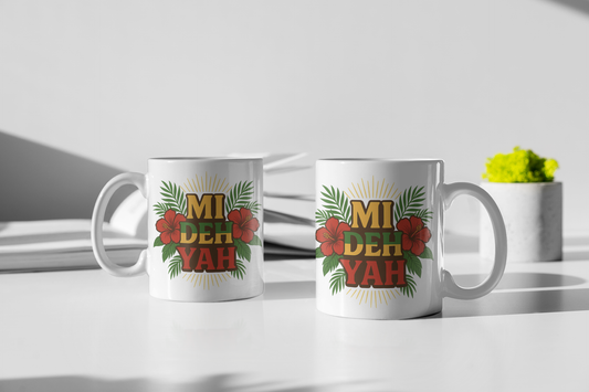 "Mi Deh Yah" Mug, (11oz, 15oz)